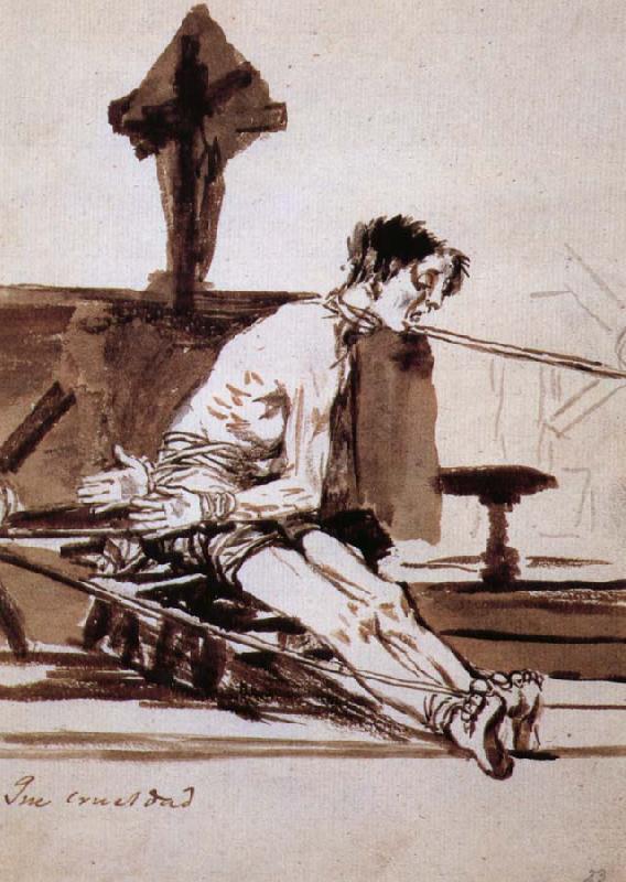 Francisco Goya Que crueldad France oil painting art